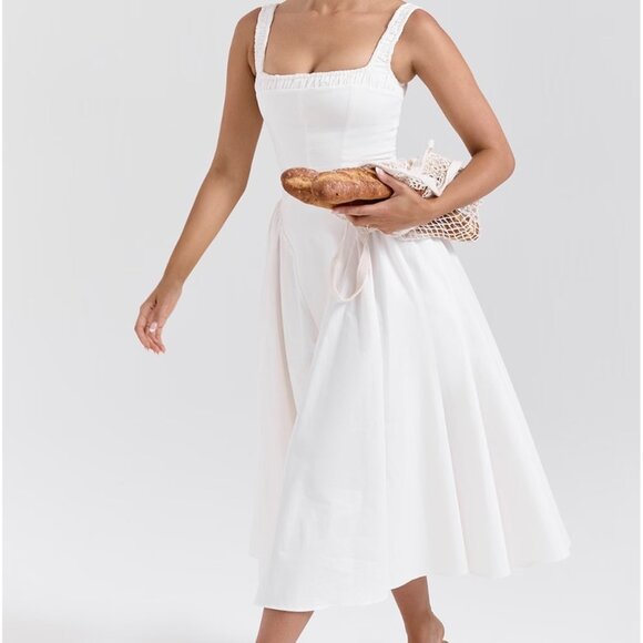 House of CB Dorothy Dress - White,  Size S - Picture 5 of 15